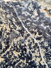 stone texture and veins on it close-up