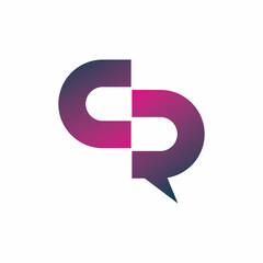 c r initial letter logo design