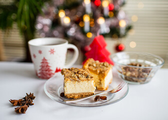 coffee and christmas cookies