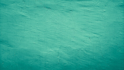 abstract cement concrete wall texture background green teal color