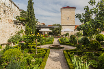 Saint Lawrence Monastery garden in Sibenik, Croatia