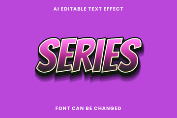 Series Text Effect