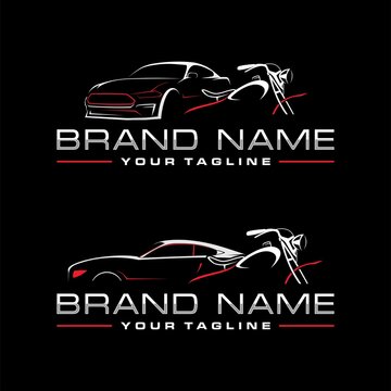 Car And Motorcycle Logo