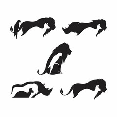 animal silhouette logo
