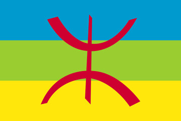 Amazigh Flag, Berber Emblem, Tamazgha Flag