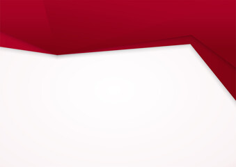 Obraz premium Abstract red white and gold presentation background