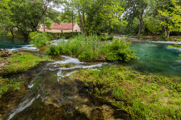 Fototapeta na wymiar Krka river in Krka national park, Croatia