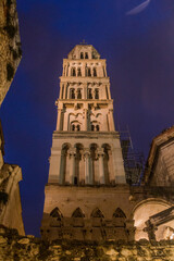 Fototapeta na wymiar Saint Domnius Bell Tower in Split, Croatia