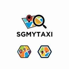 cool and creative regional map logo