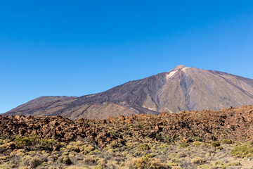 Teide mountain and pico viejo on Tenerife