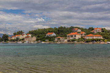 Obraz premium Lumbarda village on Korcula island, Croatia