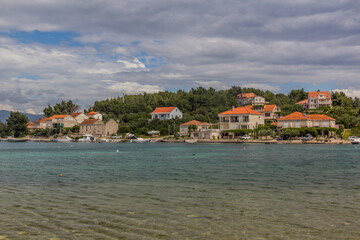 Fototapeta na wymiar Lumbarda village on Korcula island, Croatia