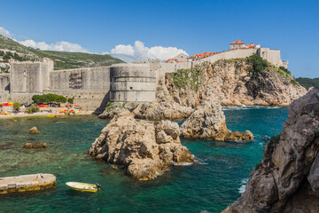 Fortification walls of Dubrovnik, Croatia © Matyas Rehak