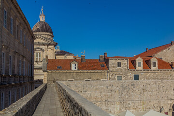 View of the Walls of Dubrovnik, Croatia