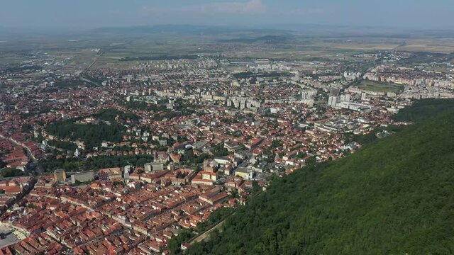 Superficie d'une ville, en &eacute;t&eacute;, en Roumanie 