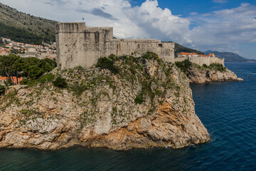 Fototapeta na wymiar Lovrijenac fortress in Dubrovnik, Croatia