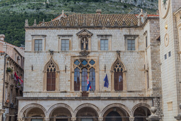 Obraz premium Sponza Palace in the old town of Dubrovnik, Croatia