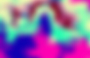 Abstract multicolored background. Blurred spots and lines. Neon. Background for the cover of a notebook, book. A screensaver for a laptop.