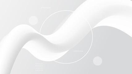 Abstract banner white and grey liquid flow modern fluid background. Shapes for cover poster, template landing page,coverbook. vector art illustration