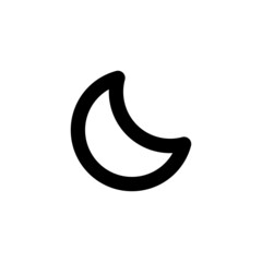 moon icon vector design template