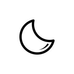 Obraz na płótnie Canvas moon icon vector design template