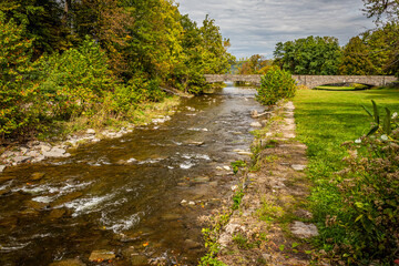 Fototapeta na wymiar Taughannock Creek Tompkins County New York