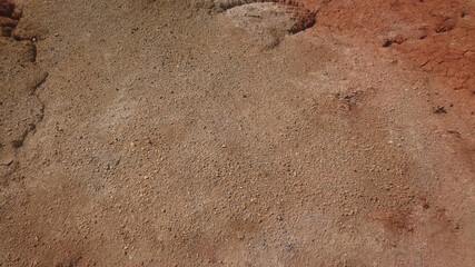 red desrt sand texture closeup