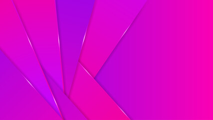 Fototapeta premium Geometric gradient pink purple Abstract Design Background