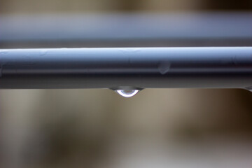 water drops on a surface