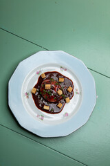 oeuf bio en meurette 