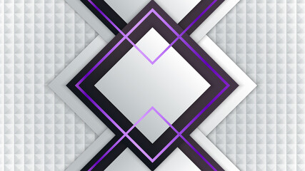 Elegant shiny line black blue on silver Abstract Design Background