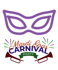 carnival mask vector