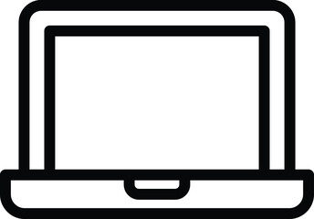 Laptop Vector Icon Design Illustration