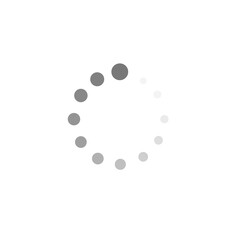 読み込み中のイラスト。「しばらくお待ち下さい」を意味するアイコン。