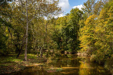 Fototapeta premium Ashtabula River Ashtabula County Ohio