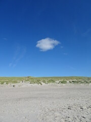 Strand wolken