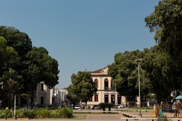 Praça Santa Rita e Prefeitura de Cataguases - Minas Gerais