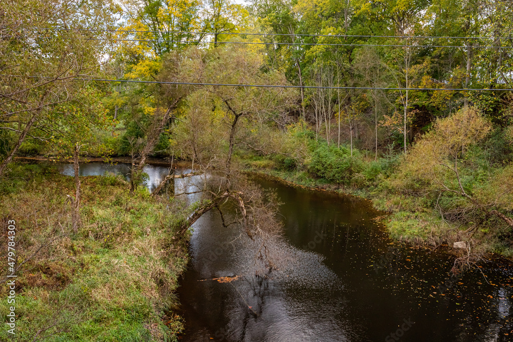 Wall mural mill creek ashtabula county ohio