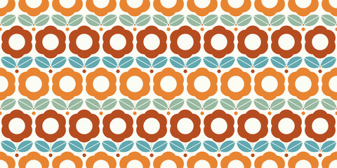 Floral background. Seamless pattern.Vector. 花のパターン