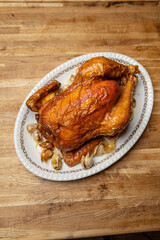 Poulet roti fermier
