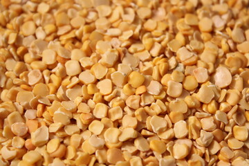 Closeup shot of fresh produce grass peas