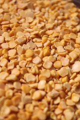 Closeup shot of fresh produce grass peas
