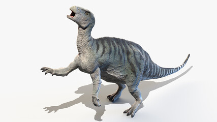 3d rendered illustration of an Iguanodon