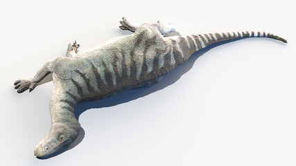 3d rendered illustration of an Iguanodon