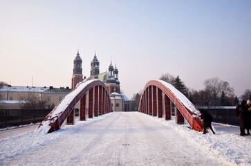 Zimowe miasto Poznań
