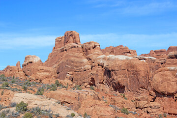 	
Arches National Park, Utah, in winter	