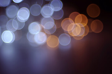 Tło bokeh overlays