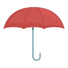Umbrella icon cartoon vector. Sunshade holding. Protection from rain
