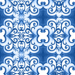 Beautiful seamless pattern with floral background 