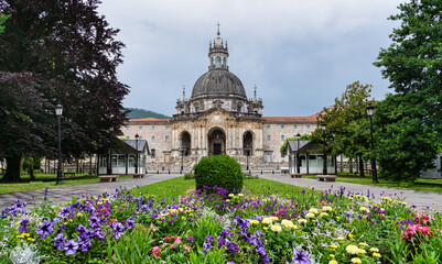 Fototapeta na wymiar sanctuary and house where San Ignacio de Loyola, founder of the Jesuits was born in Spain.